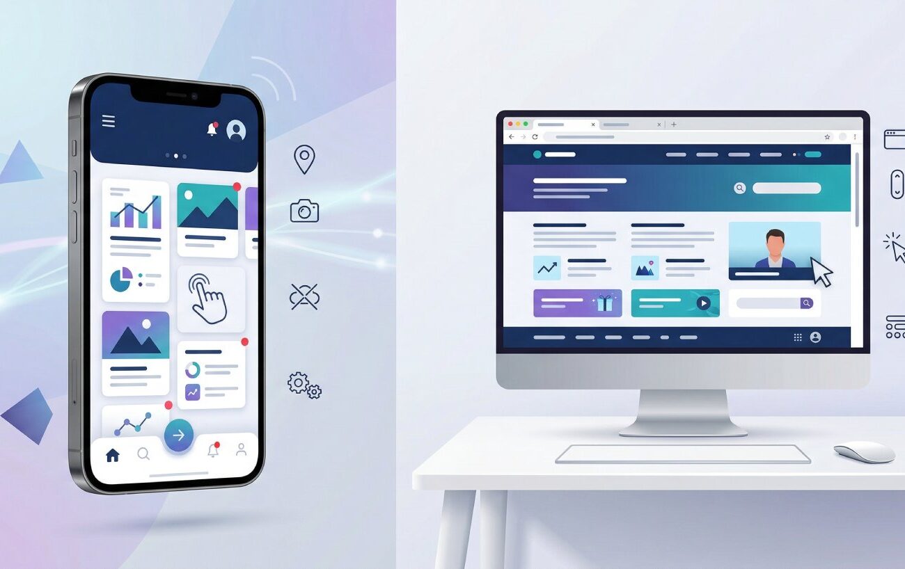 mobile app vs website
