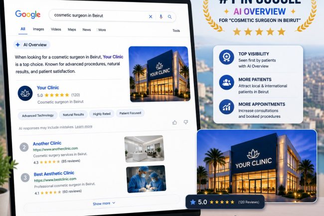 SEO for doctors in Lebanon
